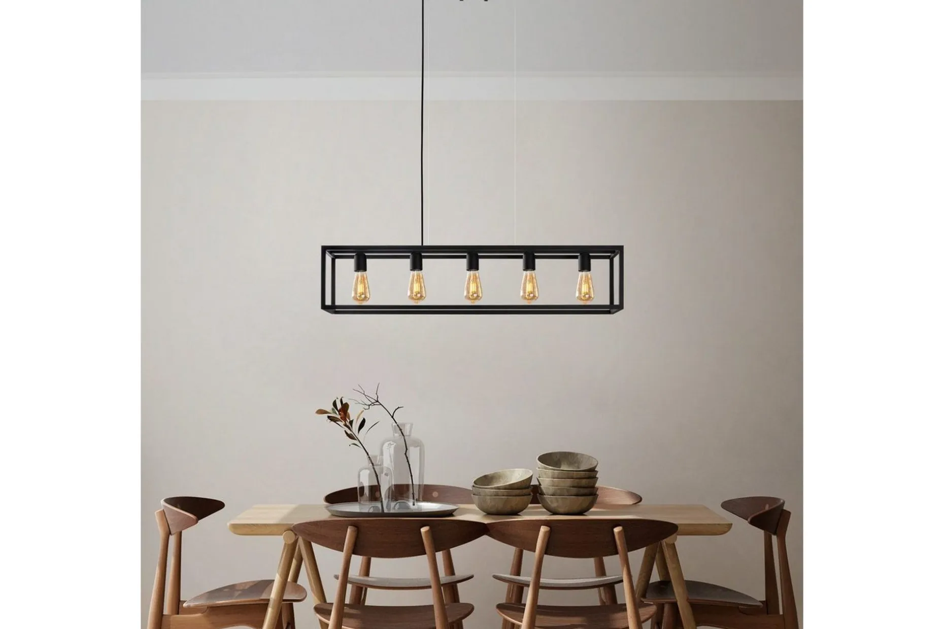 Taklampe Orika Horisontal Svart