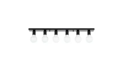 Taklampe Wostra Stor Svart / Hvit