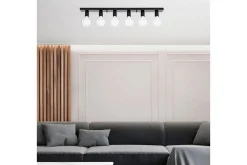 Taklampe Wostra Stor Svart / Hvit