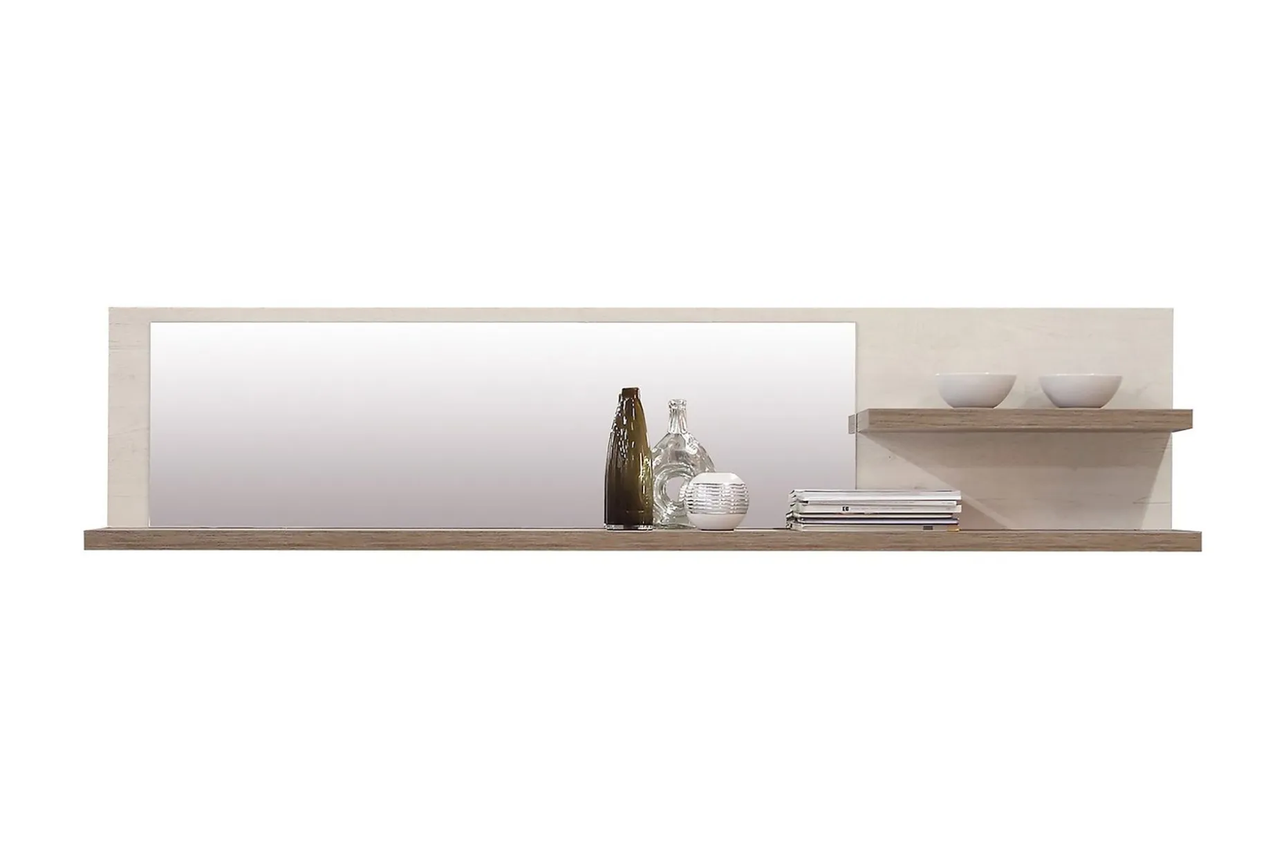 Talebi Vegghylle med Speil 25x213 cm