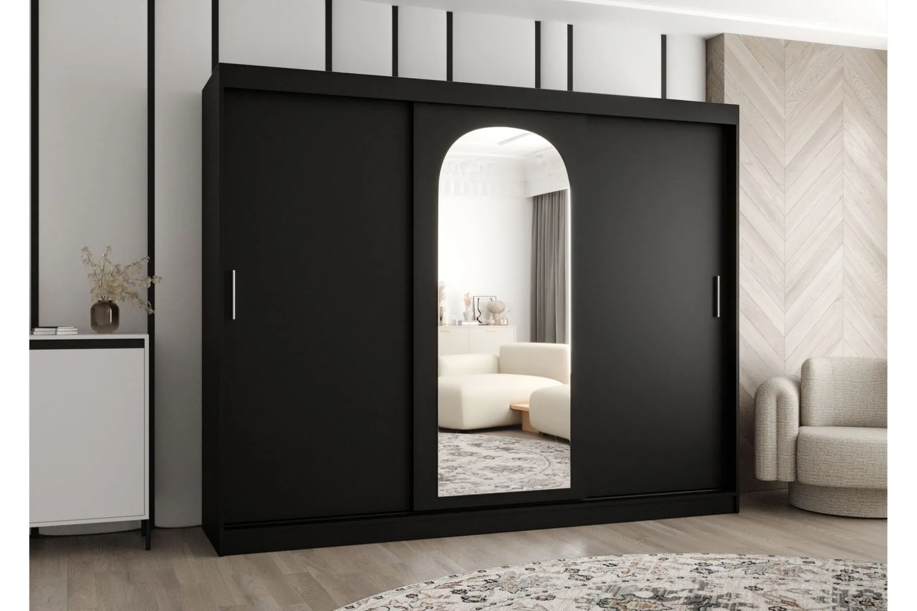 Tallmo Garderobe Med Speil 250x200 cm