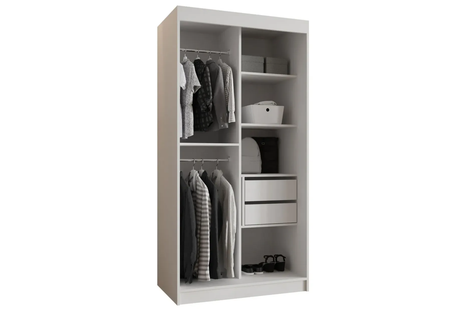 Tallmo Garderobe Med Speil 100x200 cm
