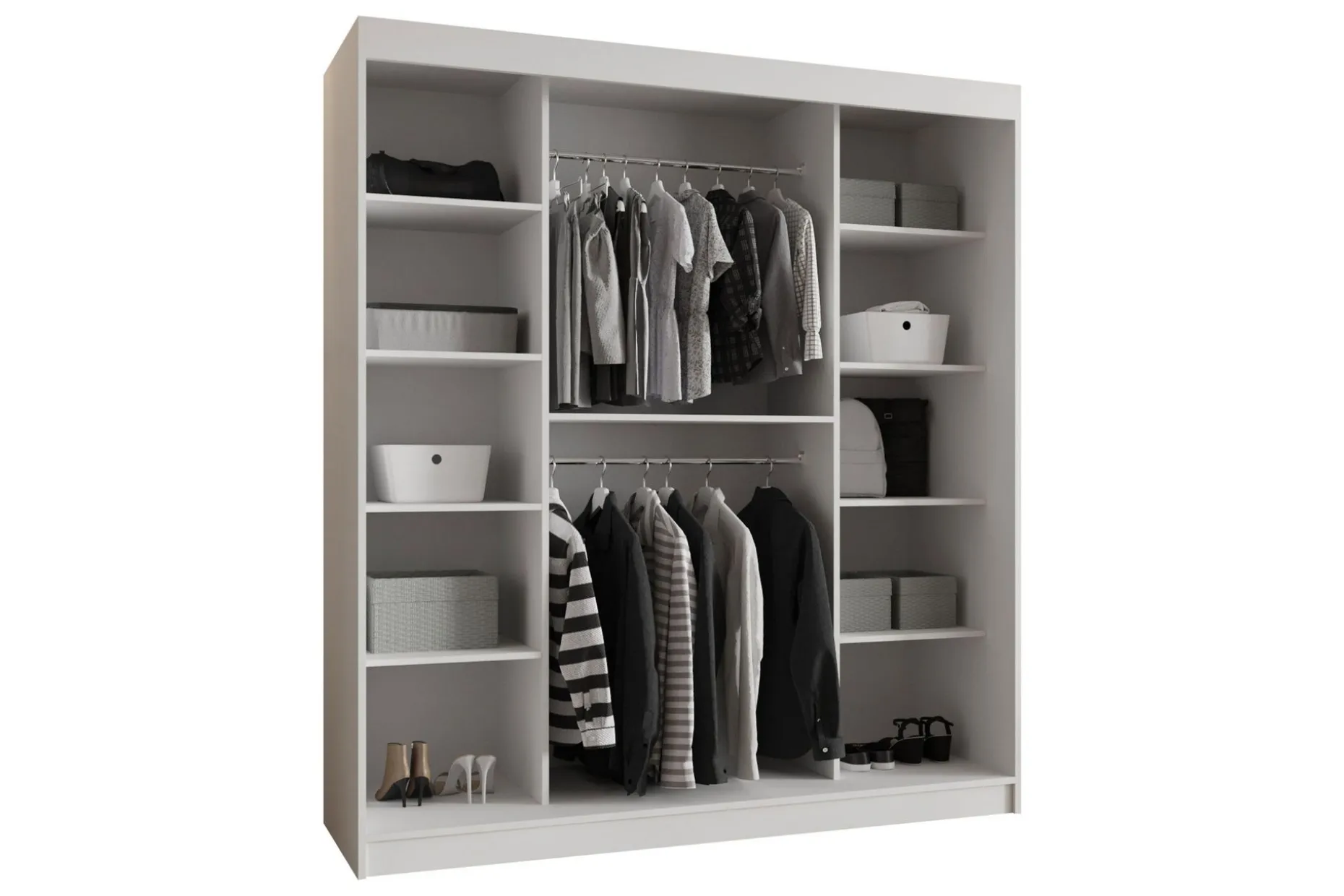 Tallmo Garderobe Med Speil 180x200 cm