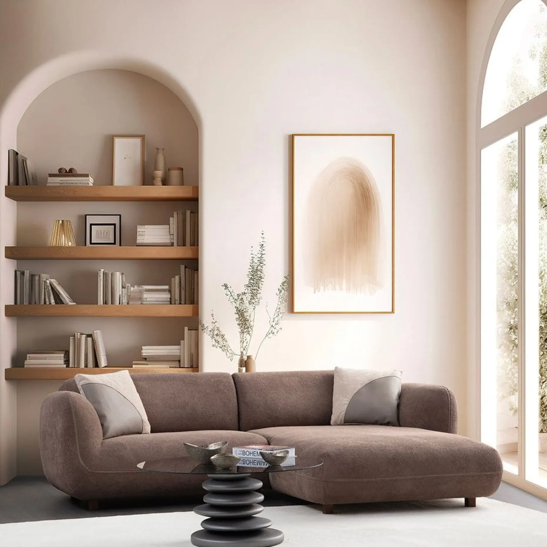 Talrosen 3-seters sofa med Sjeselong