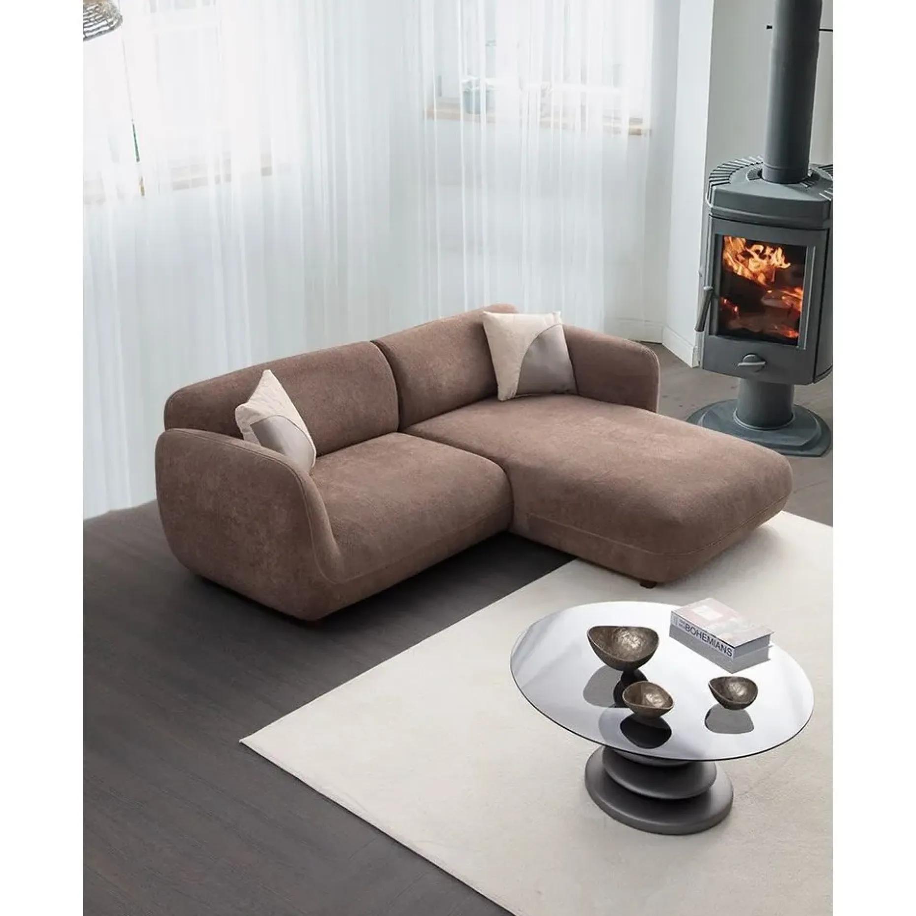 Talrosen 3-seters sofa med Sjeselong