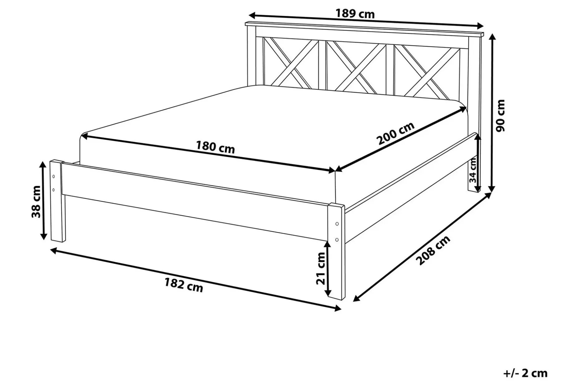 Tannay Dobbeltseng 160 | 200 cm