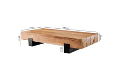 Taquanna Sofabord 130 cm Rundt