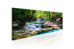 Tavla Nature: Forest Waterfall 120x40