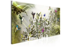 Tavle Hummingbirds Dance (1 Part) Green Narrow 150X50