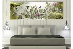 Tavle Hummingbirds Dance (1 Part) Green Narrow 150X50