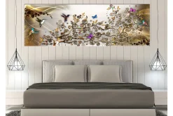Tavle Hummingbirds Dance (1 Part) Gold Narrow 135X45