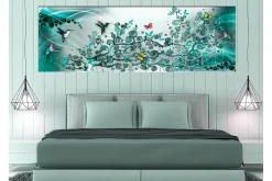 Tavle Hummingbirds Dance (1 Part) Turquoise Narrow 150X50