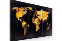 Tavle Om Verden Var En Ørken ... Triptych 90X60