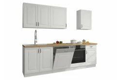 Templemore Möbelset För Kök & Matplats White/Wood