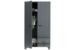 Tenney Garderobe med 2 Skuffer 111 cm