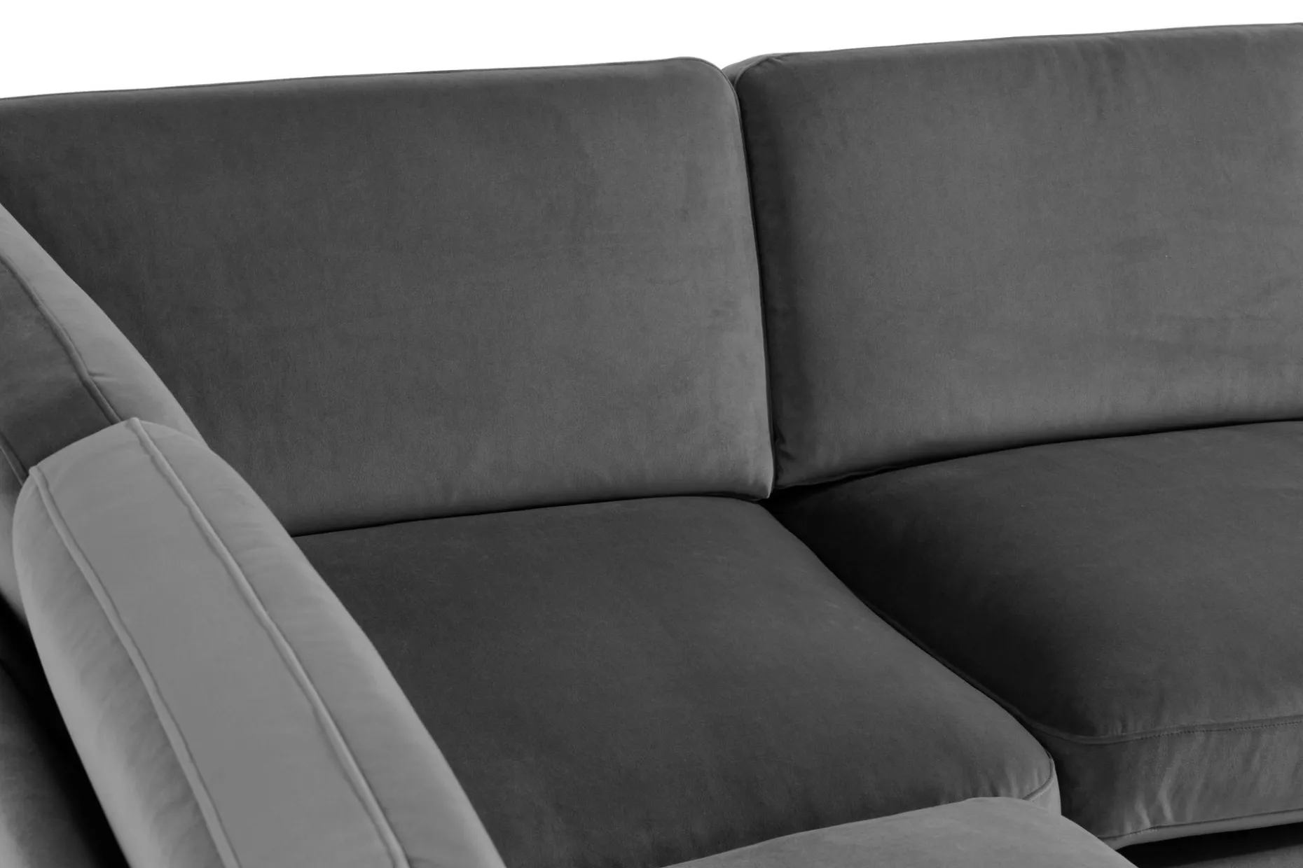 Teodin Hjørnesofa med Divan Venstre Fløyel
