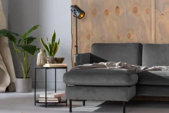 Teodin Hjørnesofa med Divan Venstre Fløyel