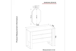 Tera Home Kommode + Speil
