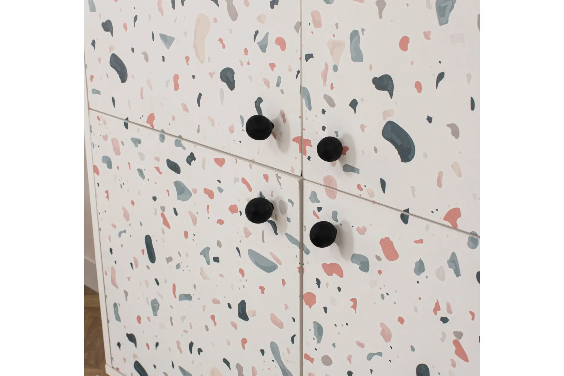 Terrazzo Highboard 95x111 cm Hvit