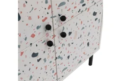 Terrazzo Highboard 95x111 cm Hvit