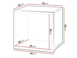 Tessan veggskap 34 cm