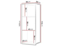 Tessan Veggskap 45 cm