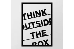 Think Outside The Box 50 cm Veggdekor
