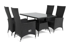 Thor Spisegruppe 140+4 Jenny Regulerbare Stoler