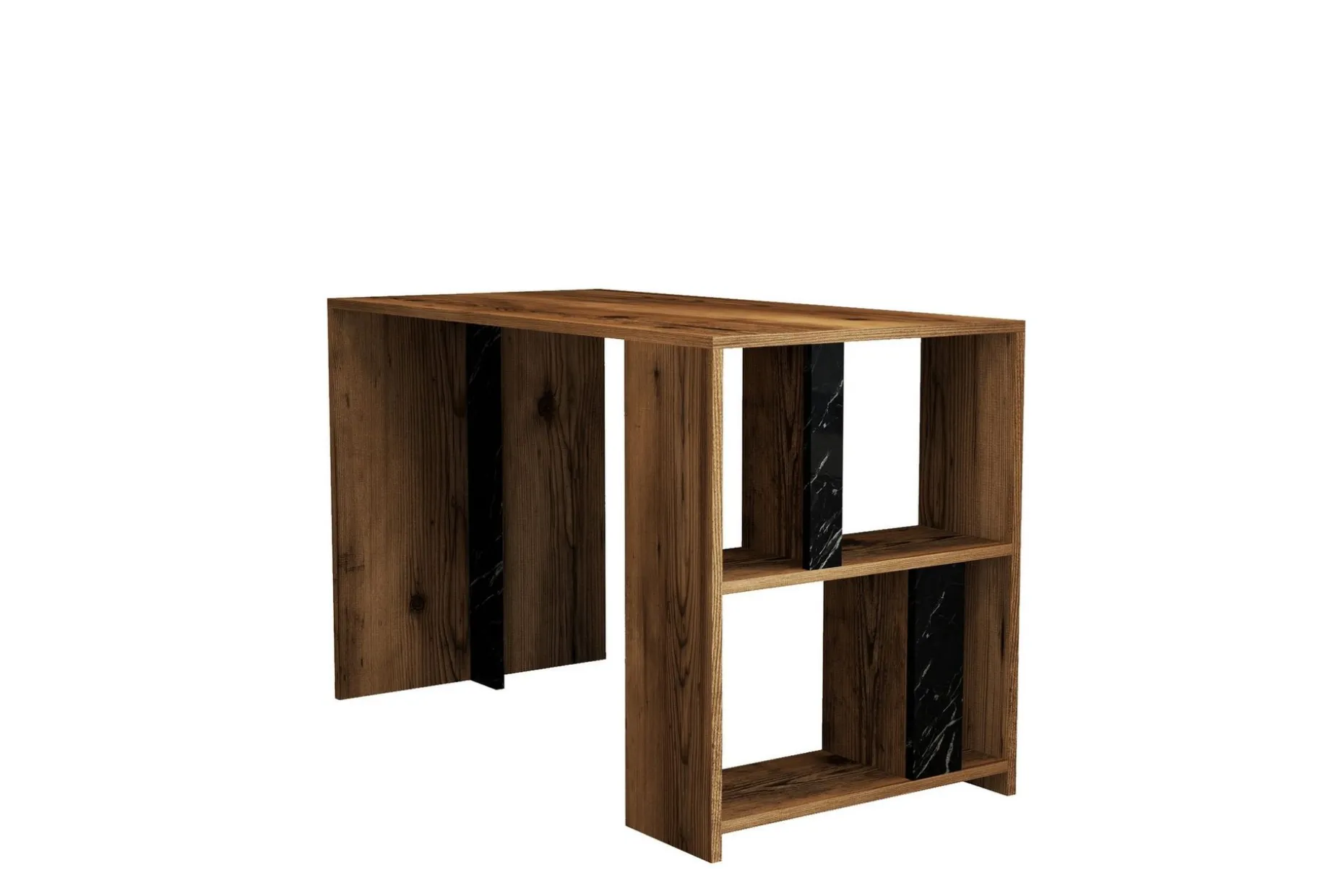Timiza Skrivebord 120 cm med Oppbevaring Hylle