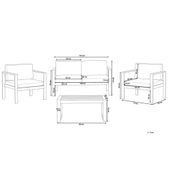 Tirrena Loungegruppe 90 cm