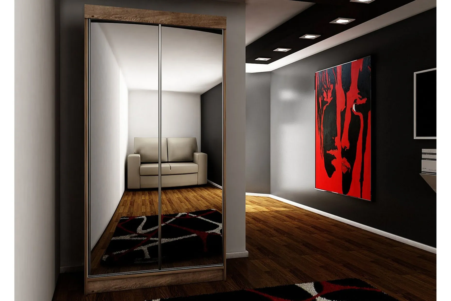 Top Garderobe 100x62x200 cm