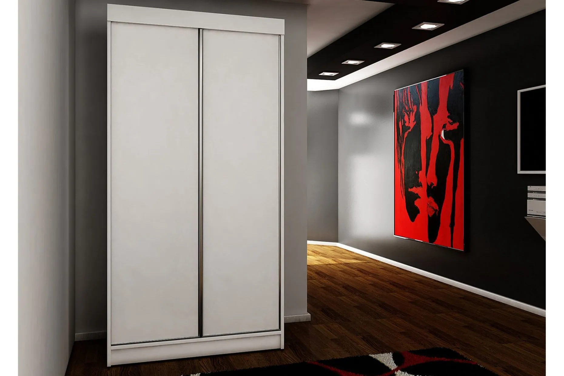 Top Garderobe 100x62x200 cm