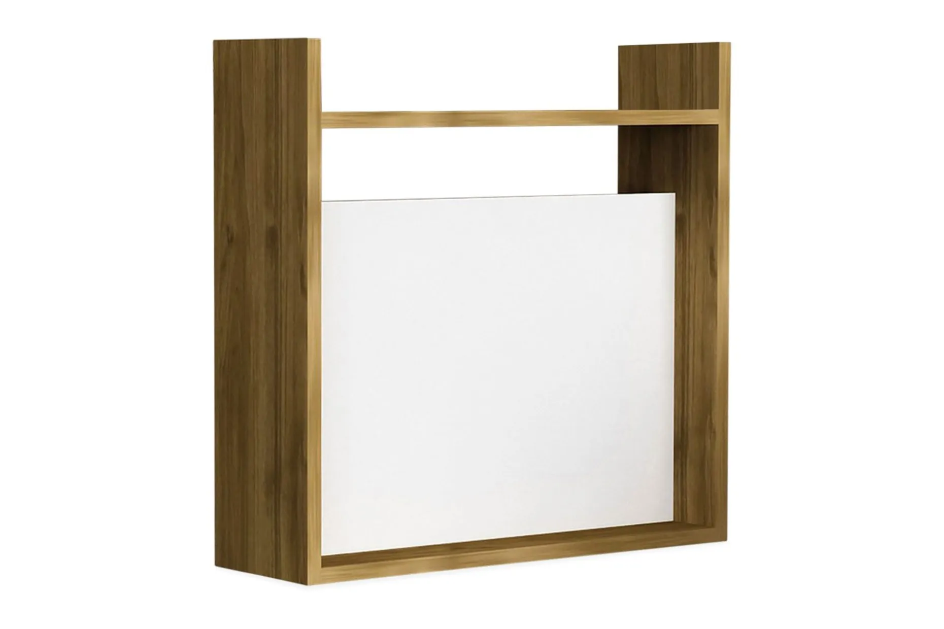 Toppley Veggskrivebord 60 cm med Oppbevaring Hyller