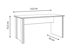 Torelles Skrivebord 153 cm