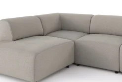Torvasen 5-seters sofa med divan venstre i stoff