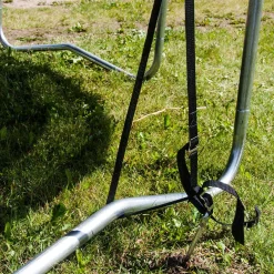Trampoline HOME4YOU med grønt underlag 426 cm
