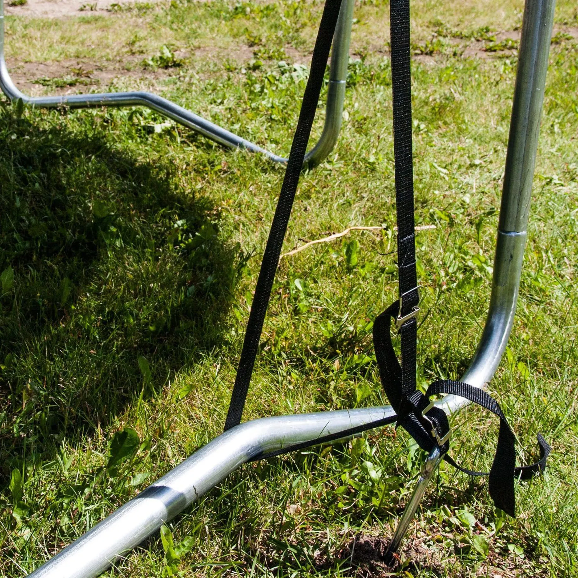 Trampoline HOME4YOU med grønt underlag 426 cm