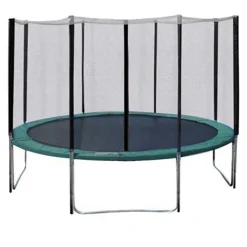Trampoline HOME4YOU med grønt underlag 426 cm