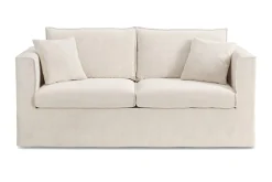 Travstad 3-seters sovesofa i chenille, fremoverutslått