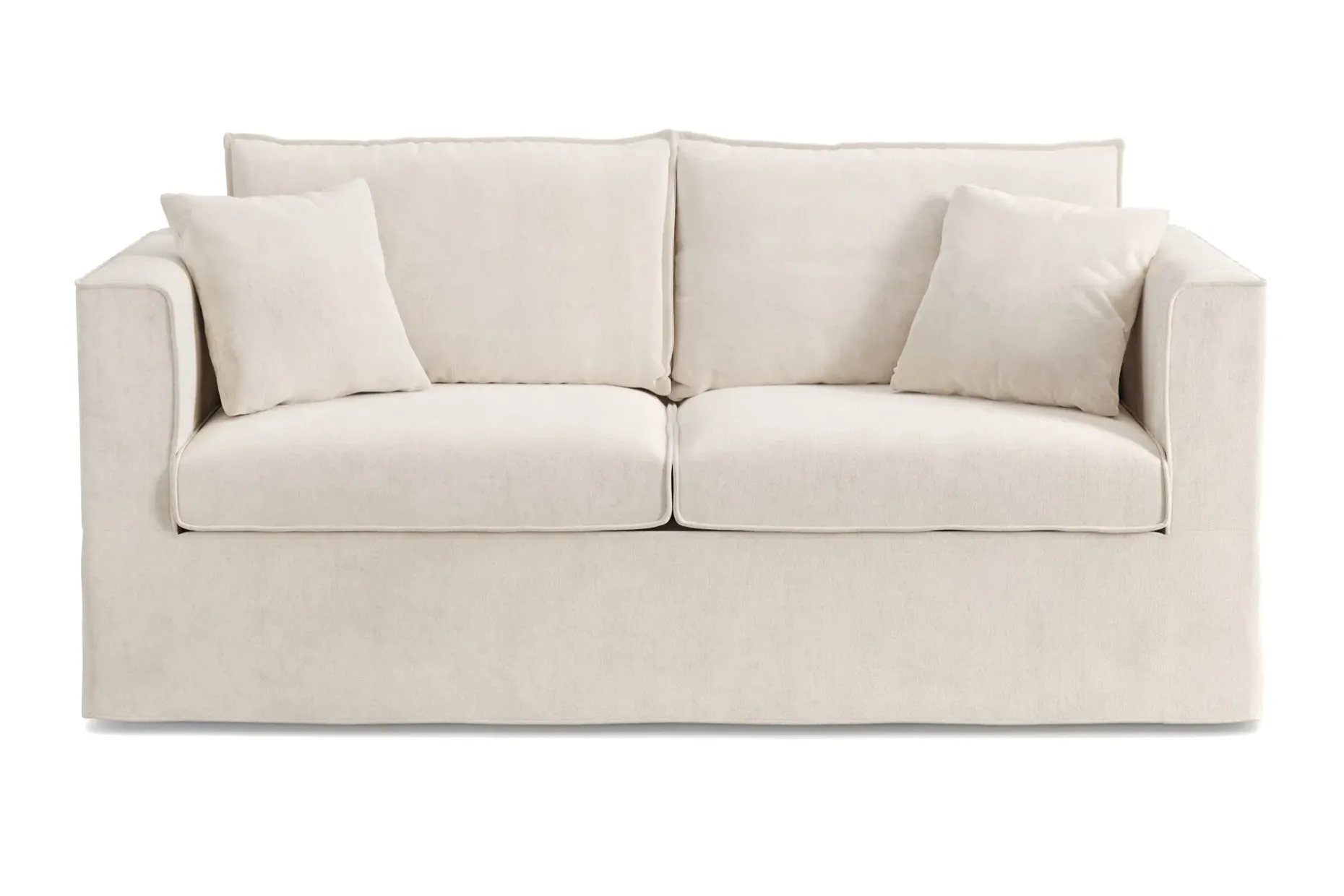 Travstad 3-seters sovesofa i chenille, fremoverutslått