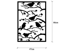 Tree Branch Birds Veggdekor
