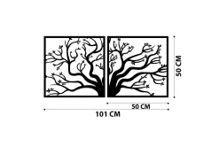 Tree Metal Decor Veggdekor