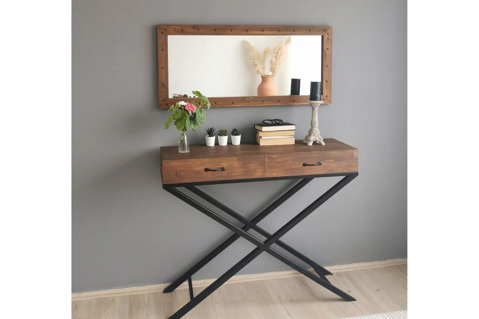 Trekell Dekorasjonsspeil 110 cm