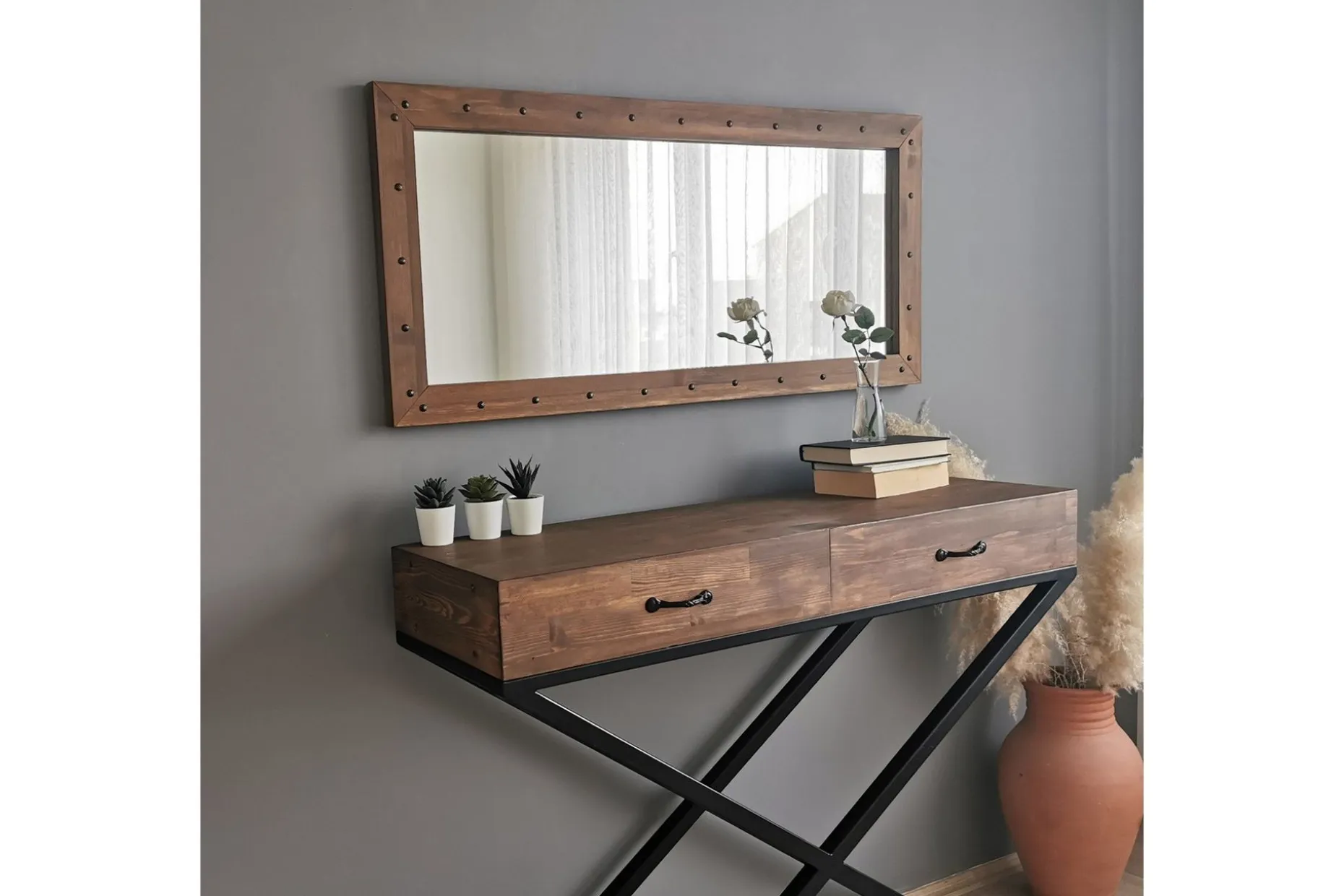 Trekell Dekorasjonsspeil 110 cm