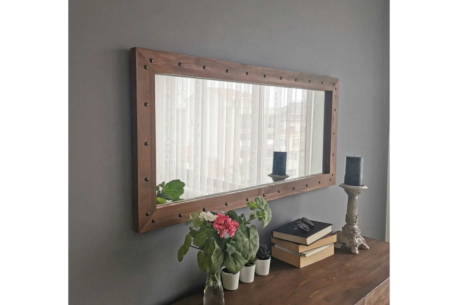 Trekell Dekorasjonsspeil 110 cm