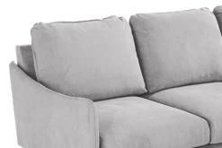 Trend Lyx 3-seters Høyrevendt L-formet Sjeselongsofa i Stoff
