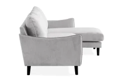 Trend Lyx 3-seters Høyrevendt L-formet Sjeselongsofa i Stoff