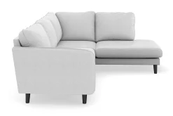Trend Lyx 4-seters Høyrevendt L-formet Sjeselongsofa i Stoff