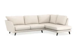 Trend Lyx 4-seters Høyrevendt L-formet Sjeselongsofa i Stoff