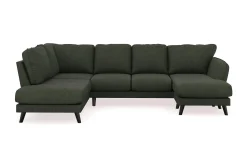 Trend Lyx 4-seters Høyrevendt U-formet Sofa med Divan og Sjeselong i Manchester